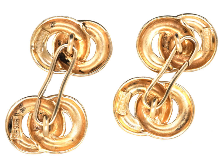 Silver Gilt Cufflinks by Theodor Fahrner