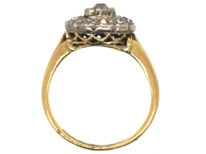 Edwardian 18ct Gold Diamond Cluster Ring