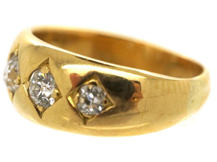 Victorian 18ct Gold Five Stone Diamond Ring