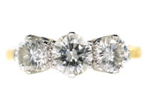 18ct Gold Three Stone Diamond Ring