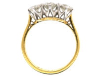18ct Gold Three Stone Diamond Ring