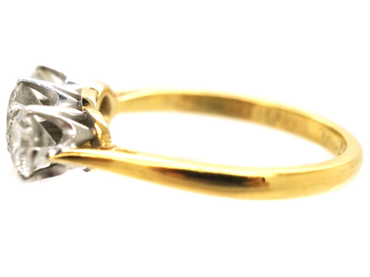 18ct Gold Three Stone Diamond Ring