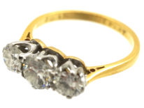 18ct Gold Three Stone Diamond Ring