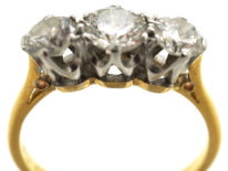 18ct Gold Three Stone Diamond Ring