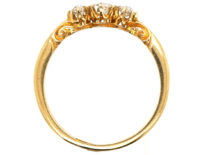 Edwardian 18ct Gold Three Stone Diamond Ring
