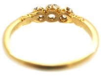 Edwardian 18ct Gold Three Stone Diamond Ring