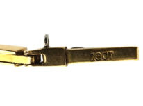 Art Deco 18ct Gold & Platinum, Sapphire & Diamond Bracelet