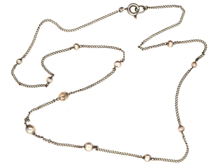 Silver & Pearl Chain