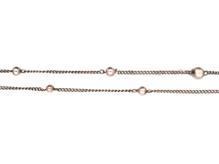 Silver & Pearl Chain