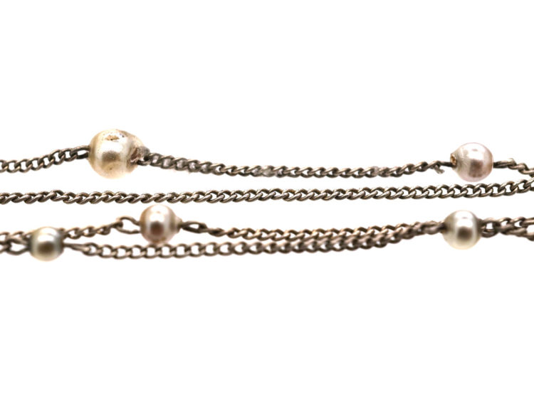 Silver & Pearl Chain