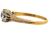 Victorian 18ct Gold & Diamond Three Stone Ring