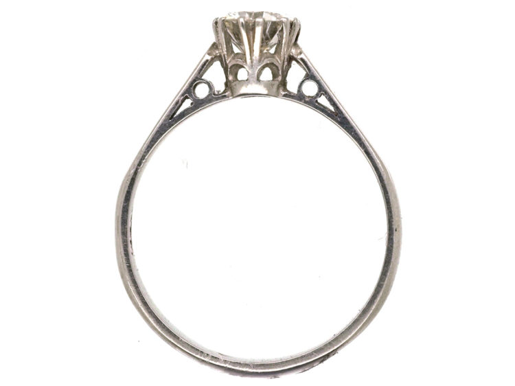 Art Deco Platinum & Diamond Solitaire Ring