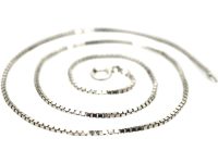 14ct White Gold Chain