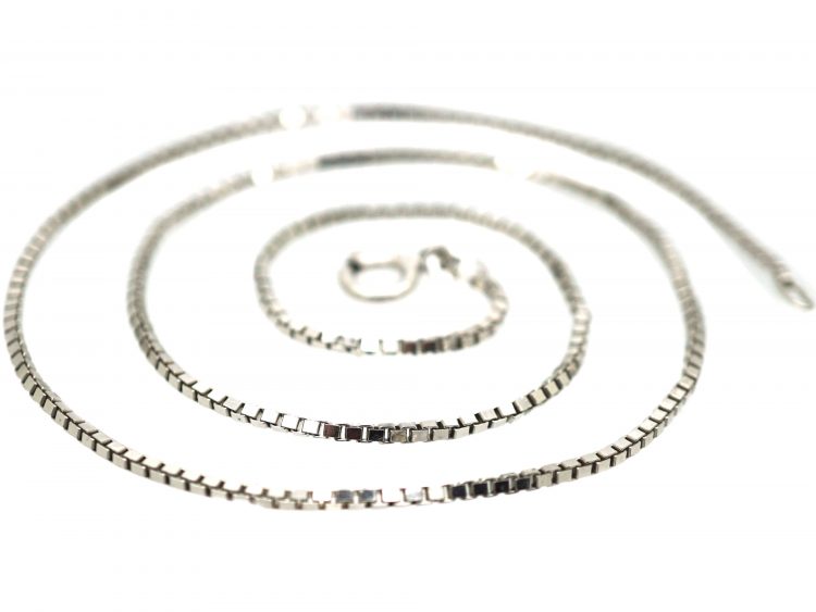 14ct White Gold Chain