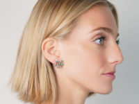 Edwardian 15ct Gold, Turquoise & Natural Split Pearl Earrings
