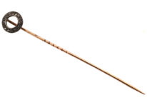 Edwardian Silver & Paste Winning Post Tie Pin