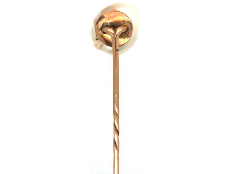Large Baroque Pearl Tie Pin