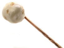 Large Baroque Pearl Tie Pin