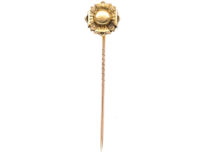 Victorian 15ct Gold Maltese Cross Tie Pin