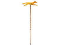 Edwardian 15ct Gold Running Fox Tie Pin