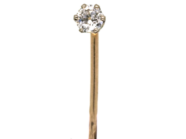 Diamond Solitaire Tie Pin