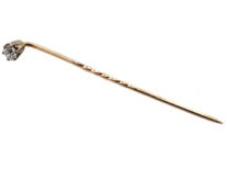 Diamond Solitaire Tie Pin