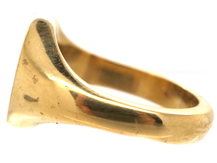 9ct Gold Signet Ring with Unicorn Intaglio