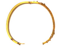 Edwardian 9ct Gold Bangle set with Rubies & Rose Cut Diamonds
