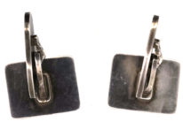 Georg Jensen Silver Chequerboard Cufflinks