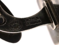 Georg Jensen Silver Chequerboard Cufflinks