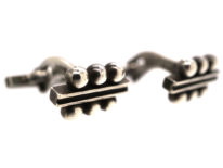 Georg Jensen Silver Cufflinks Designed by Harald Nielsen