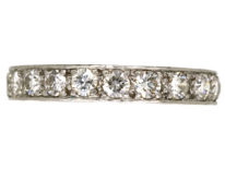 Art Deco Platinum & Diamond Set Eternity Ring