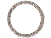Art Deco Platinum & Diamond Set Eternity Ring