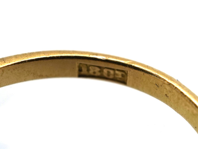 Edwardian 18ct Gold & Platinum, Three Stone Diamond Ring