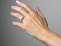 Edwardian 18ct Gold & Platinum, Three Stone Diamond Ring
