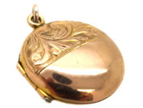 Edwardian 9ct Gold Round Locket