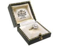 18ct White Gold & Platinum, Diamond Cluster Ring by Boodle & Dunthorne
