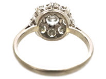 18ct White Gold & Platinum, Diamond Cluster Ring by Boodle & Dunthorne