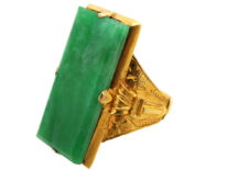 14ct Gold Jade Ring