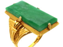 14ct Gold Jade Ring