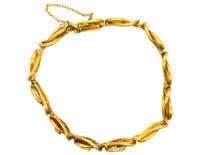 18ct Gold Emerald & Diamond Bracelet