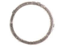 Art Deco Platinum, Diamond & Sapphire Eternity Ring