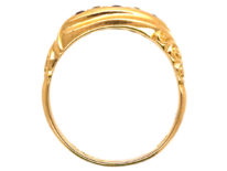 Edwardian 18ct Gold, Ruby & Diamond Five Stone Ring
