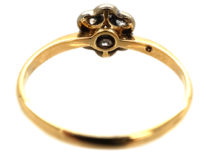 Edwardian 18ct Gold & Platinum, Diamond Cluster Ring
