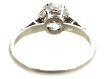 Art Deco Platinum & Diamond Solitaire Ring