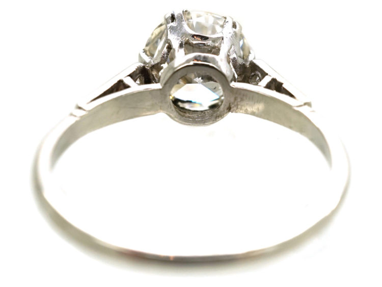 Art Deco Platinum & Diamond Solitaire Ring