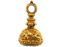 Victorian 18ct Gold Seal with Amethyst Base