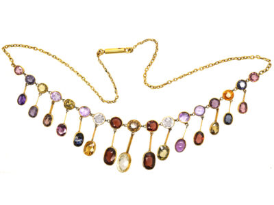 Edwardian 15ct Gold "Harlequin" Necklace