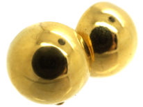 15ct Gold Round Earrings