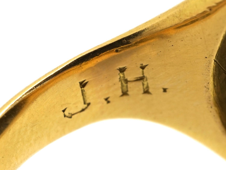 18ct Gold & Bloodstone Signet Ring